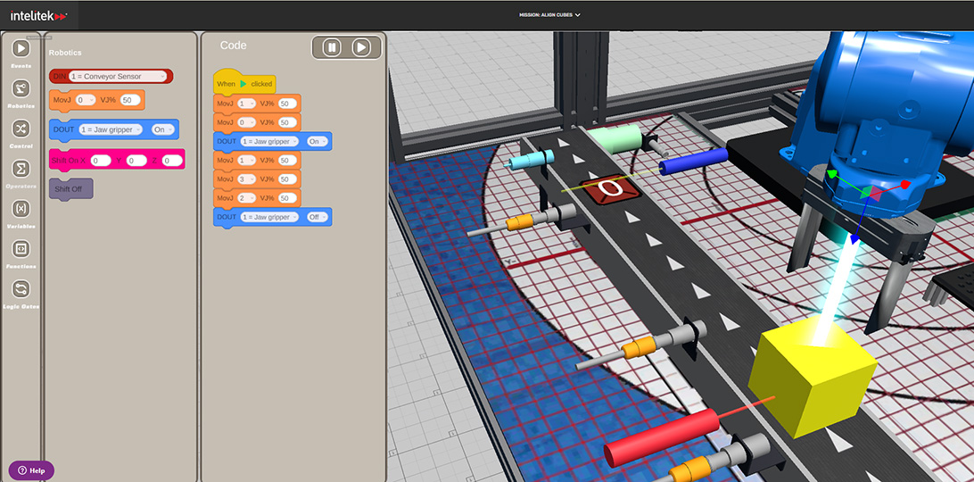 Read more about the article Introducing RoboX: All About Intelitek&rsquo;s New Virtual Industrial Robotics Curriculum